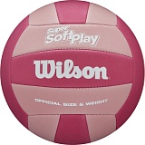 Мяч волейбольный Wilson Super Soft Play Pink, арт.WV4006002XB, р.5, розовый