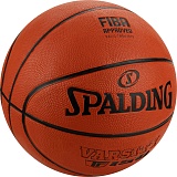 Мяч баскетбольный SPALDING Varsity TF-150 Logo FIBA 84423Z_5, р.5, резина, коричнево-черный