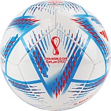 Мяч футбольный ADIDAS WC22 Rihla Club, р.4, бело-голубо-красный, арт. H57786