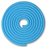 Скакалка гимнастическая "INDIGO" арт.SM-121-BL, утяжеленная, 150г, длина 2,5м, шнур, голубой