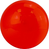 Мяч для художественной гимнастики, диам. 15 см, ПВХ, оранжевый, арт.AG-15-04