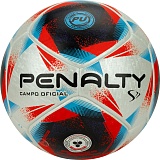 Мяч футбольный PENALTY BOLA CAMPO S11 R1 XXIII, 5416341610-U,р.5, PU, термосшивка, серебр-красно-синий