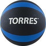Медбол "TORRES 3 кг", арт.AL00223, резина, диаметр 21,9 см, черно-сине-белый
