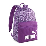 Рюкзак спорт. PUMA Phase AOP Backpack, 07994802, полиэстер, фиолетовый