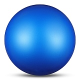 Мяч для художественной гимнастики INDIGO, IN315-B, диам. 15 см, ПВХ, синий металлик
