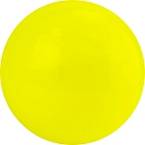 Мяч для художественной гимнастики, диам. 19 см, ПВХ, желтый, арт.AG-19-04
