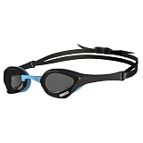 Очки для плавания "ARENA Cobra Ultra Swipe", арт.003929600, ДЫМЧАТЫЕ линзы, смен.перен., черн-син опр
