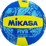 Мяч для пляжного волейбола MIKASA BV354TV-GV-YB, желто-синий