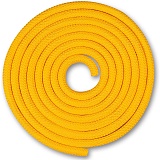 Скакалка гимнастическая "INDIGO" арт.SM-123-YL, утяжеленная, 180г, длина 3м, шнур, желтый