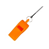 Свисток пластиковый с шариком "MIKASA WH-10 ORG", оранжевый