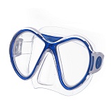 Маска для плав. "Salvas Kool Mask", р. Senior, синий, арт.CA550S2TBSTH, закален.стекло, силикон
